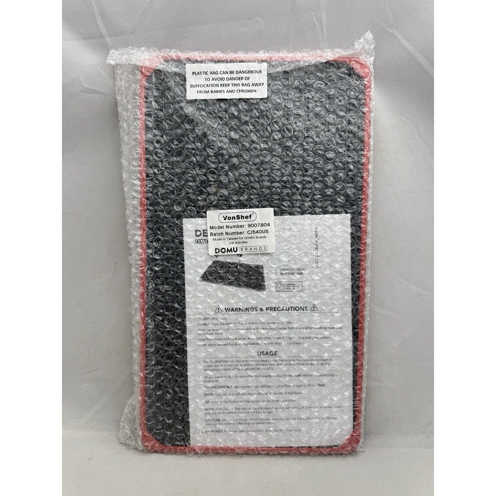 Vonshef Defrosting Tray Defrost Silicone Rim 9007804